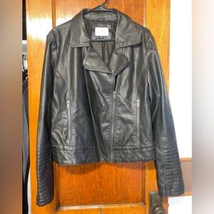 Black pleather jacket